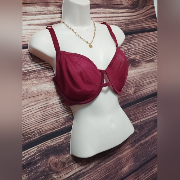 2 For $25! Auden Red Underwire Bra with Molded Cups 40D - Picture 3 of 4